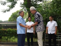 Sowan Mantan Wapres Budiyono, Capres Ganjar Belajar Ekonomi dan Pembangunan Ganjar Belajar Ekonomi dan Pembangunan ke Mantan Wapres Boediono