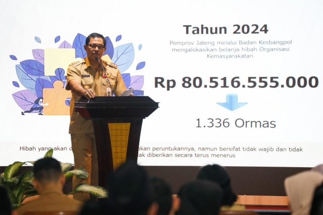 Pemprov Jateng Kucurkan Dana Hibah Ormas 2024 Sebesar Rp80,5 Miliar