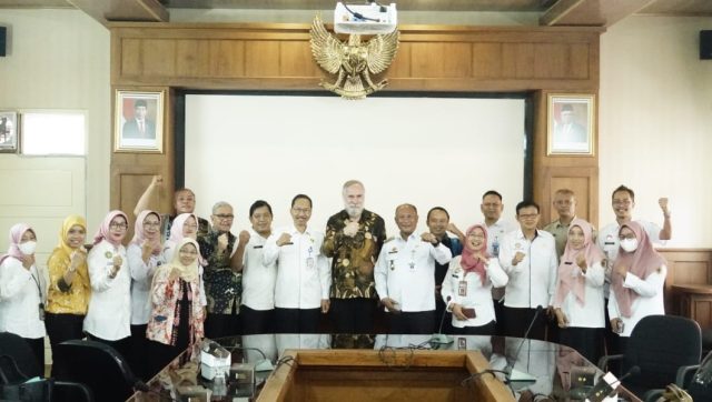 Pj Bupati Pati saat Audiensi dengan Australia Indonesia Health Security Partnership