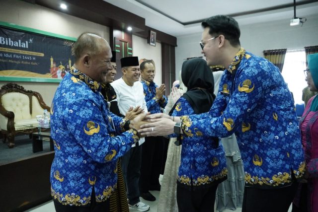 Pj Bupati Pati bersama Sekda hadiri kegiatan halal hihalal bersama keluarga besar Dinas Kesehatan