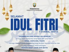 Pemkab Rembang Mengucapkan Selamat Idul Fitri 1447 Hijriyah Pemkab Rembang Mengucapkan Selamat Idul Fitri 1447 Hijriyah
