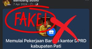 Akun Facebook Catut Nama Anggota DPRD Pati, Bambang Susilo Tegaskan Itu Palsu