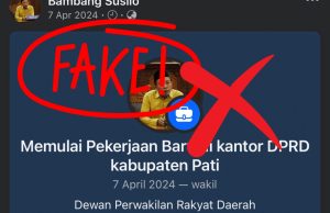 Akun Facebook Catut Nama Anggota DPRD Pati, Bambang Susilo Tegaskan Itu Palsu