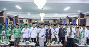 Tuan Rumah MTQ Nasional 2026, Jawa Tengah Tuai Dukungan Berbagai Pihak Wakil Gubernur Jawa Tengah, Taj Yasin Maimoen saat mengikuti Konferwil JQHNU Jateng di Aula Kantor Dinas Sosial Provinsi Jawa Tengah