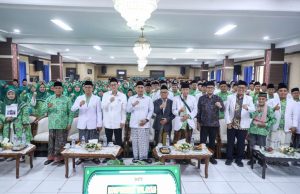 Tuan Rumah MTQ Nasional 2026, Jawa Tengah Tuai Dukungan Berbagai Pihak Wakil Gubernur Jawa Tengah, Taj Yasin Maimoen saat mengikuti Konferwil JQHNU Jateng di Aula Kantor Dinas Sosial Provinsi Jawa Tengah