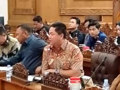 Audensi, DPRD Pati Bakal Lindungi Pelaku Usaha Kecil dari Beban Pajak Ketua Dewan Perwakilan Rakyat Daerah Kabupaten Pati, Ali Badrudin saat memimpin rapat dengar pendapat