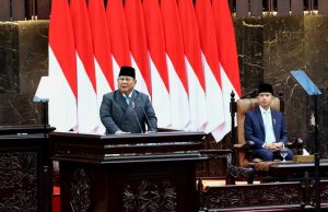 Presiden Paparkan KEM-PPKF RAPBN 2027 di DPR, Tegaskan Prioritas Kesejahteraan Guru Presiden Prabowo Subianto saat menyampaikan langsung pidato di Rapat Paripurna DPR RI ke-19