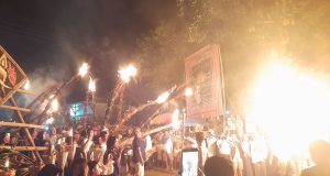 Pesta Obor Digelar Sebagai Pembuka Tradisi Lamporan, Dewan Pati Bandang Harap Kearifan Lokal Harus Dilestarikan Pawai Obor Wiwitan yang menjadi pembuka seluruh agenda tradisi Lamporan digelar di Dukuh Sumber Desa Soneyan, Kecamatan margoyoso