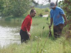 Warga Kandang Panjang Pekalongan Tanam Ratusan Bibit Mangrove