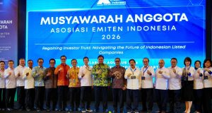 Pemerintah Perkuat Pasar Modal, Emiten Diminta Tingkatkan Tata Kelola dan Transparansi Musyawarah Anggota Asosiasi Emiten Indonesia 2026 di Jakarta, Selasa (11/08).