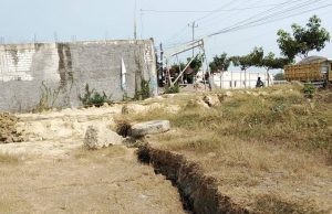Diduga Akibat Debit Sungai Silugonggo Menyusut, Tanah di Purworejo Pati Amblas Lagi Tanah amblas kembali melanda kawasan Dukuh Guyangan, Desa Purworejo, Kecamatan Pati, pada Selasa dini hari, 25 Agustus 2026