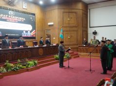 Plt Bupati Pati Sampaikan Penghormatan untuk Almarhum Riyanto di Pelantikan PAW DPRD