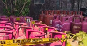 Modus Beli Elpiji 3 Kg dari Warung, Empat Tersangka Pengoplos Gas Bersubsidi di Margoyoso Pati Dibekuk Polda Jateng
