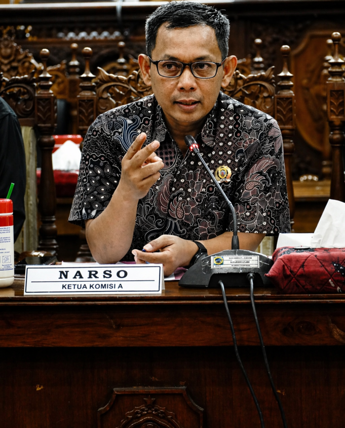 1.500 Anggota BPD Ikuti Sosialisasi, Narso Tekankan Pentingnya Kapasitas Tata Kelola Desa Ketua Komisi A DPRD Kabupaten Pati, Narso